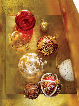 baubles for the christmas treeの写真素材