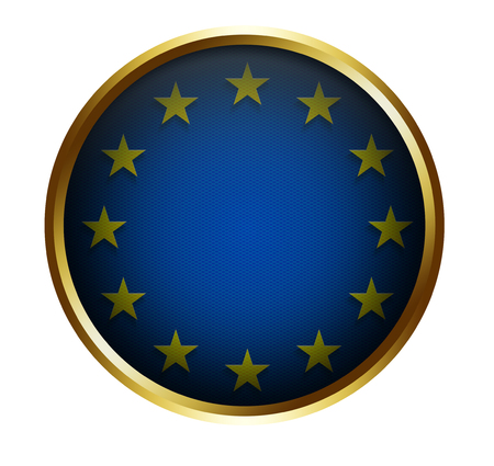 EU button.の写真素材