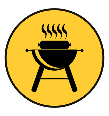 BBQ icon.の写真素材