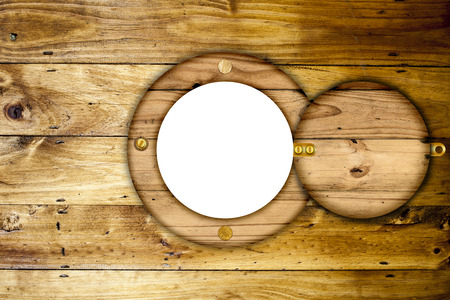 Ships porthole.の写真素材