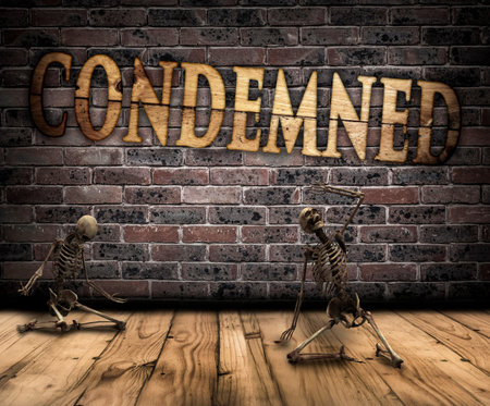 Abstract Halloween or prison concept.の写真素材