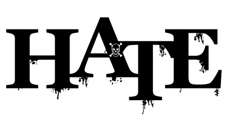 Hate concept.の写真素材