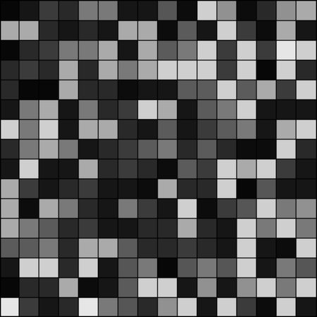 Abstract black and white mosaic background.