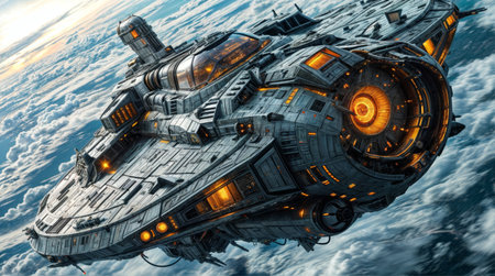 space ship. High resolution image gallery.の素材