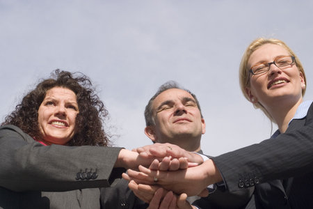 Business Team Hands