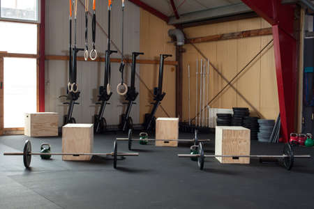 crossfit fitness studioの写真素材