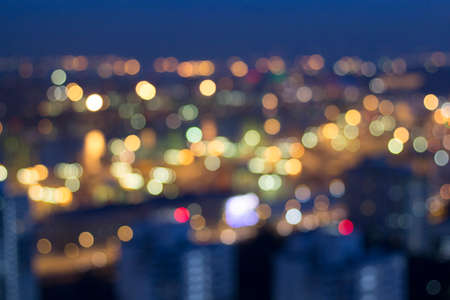 Beautiful Bokeh Cityscapeの写真素材