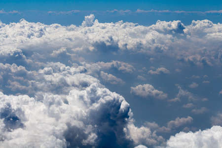 Beautiful thick stormy cloudsの写真素材