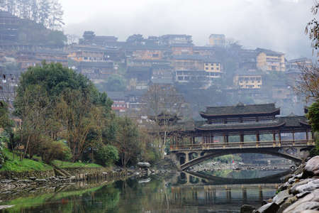 Miao Village in Guizhouの写真素材