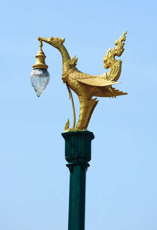 thai style bird lampの写真素材