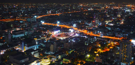 cityscape at nightのeditorial素材