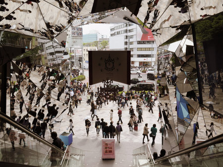  TOKYO JAPAN - APRIL 19   Omotesando Tokyo Plaza building on April 19, 2014 in Tokyo, Japan  Tokyo...