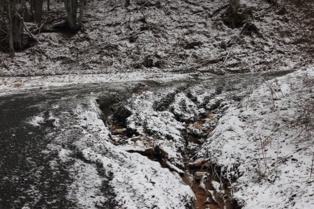 rutted roadの写真素材