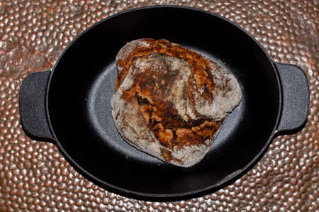 homemade rustic bread made of dinkelの写真素材