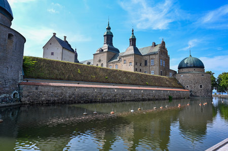 Vadstena castle a beutiful summers day in Swedenのeditorial素材