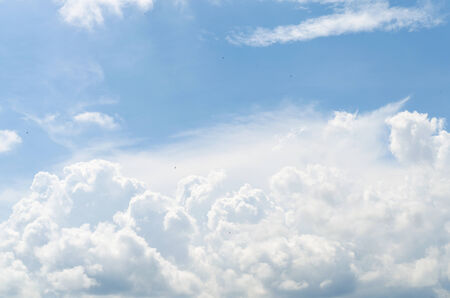 Blue sky and cloudの写真素材