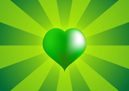 Grean Heartの写真素材
