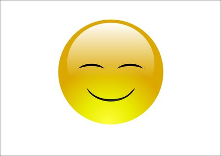 Aqua Emoticons  - Smile 3の写真素材