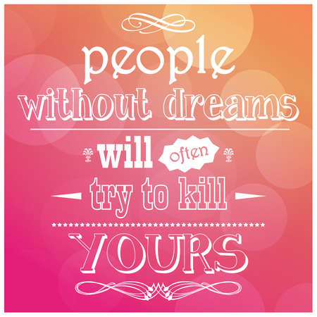 Quote, inspiration message, typographical background, vector illustrationのイラスト素材