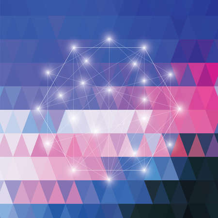 Abstract geometric colorful background, pattern design, vector illustration
