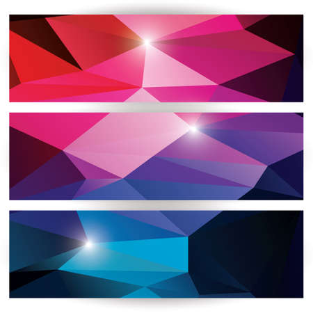 Abstract geometric colorful background, pattern design elements, vector illustrationのイラスト素材