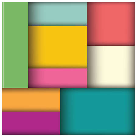  Abstract 3d square background, colorful, geometric, vector illustrationのイラスト素材