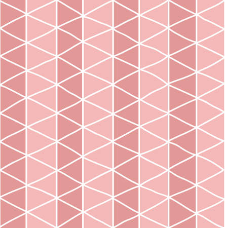 Seamless pattern with hand drawn line grid pattern, vector illustrationのイラスト素材