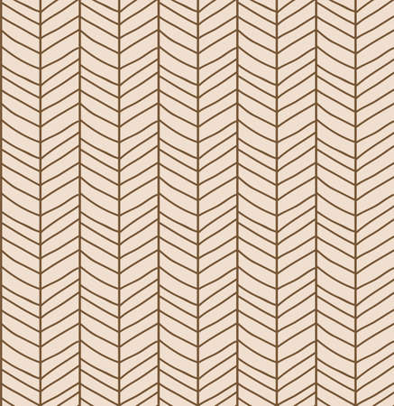 Seamless pattern with hand drawn chevron line grid, vector illustrationのイラスト素材