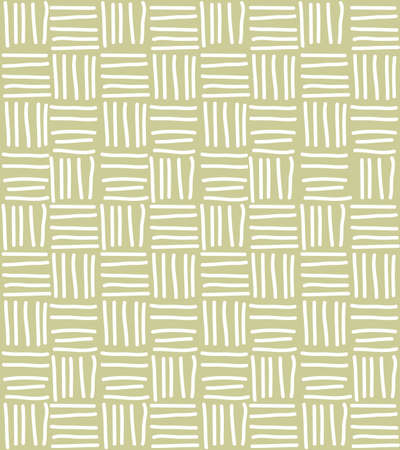 Seamless pattern with hand drawn chevron line grid, vector illustrationのイラスト素材