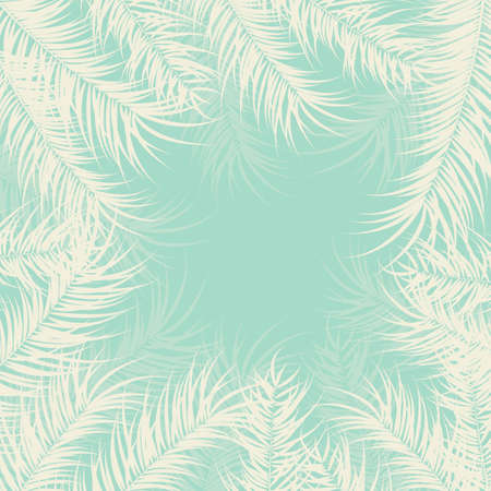 Palm leaves design illustration.のイラスト素材