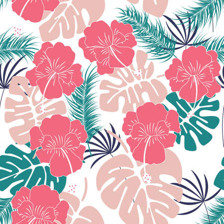 Palm leaves design.のイラスト素材
