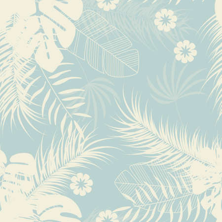 Palm leaves design.