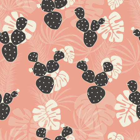 Palm leaves design.のイラスト素材