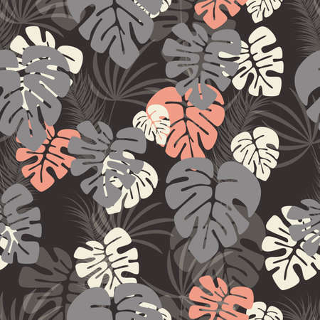Palm leaves design.のイラスト素材