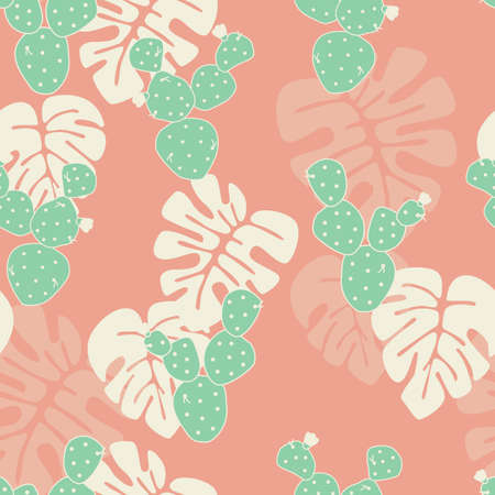 Palm leaves design.のイラスト素材
