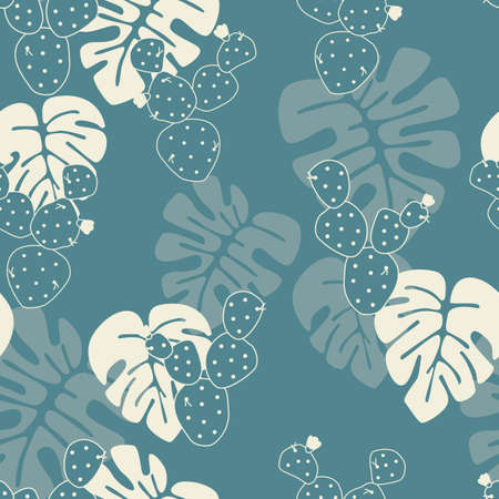 Palm leaves design.のイラスト素材