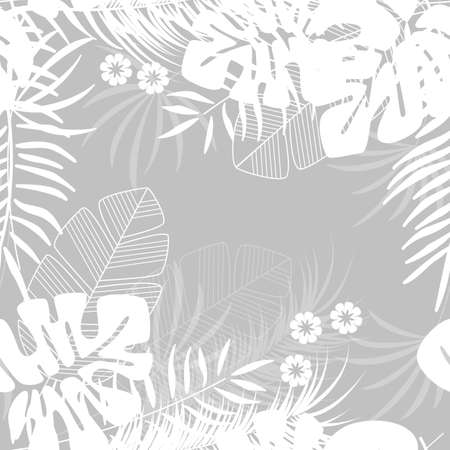 Palm leaves design.のイラスト素材