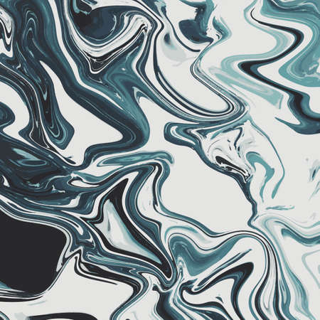 Liquid marble texture design, colorful marbling surface, vibrant abstract paint design, vector illustrationのイラスト素材