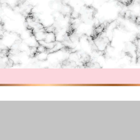 Vector marble texture design with golden geometric lines, black and white marbling surface, modern luxurious background, vector illustrationのイラスト素材