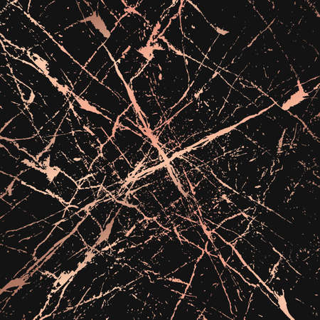 Golden splatter spots on dark, modern luxurious background, vector illustrationのイラスト素材