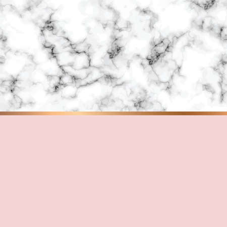 Vector marble texture design with golden geometric lines, black and white marbling surface, modern luxurious background, vector illustrationのイラスト素材