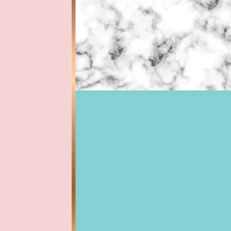 Vector marble texture design with golden geometric lines, black and white marbling surface, modern luxurious background, vector illustrationのイラスト素材
