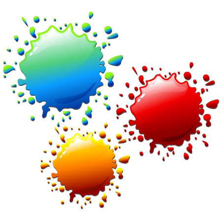 Ink Splat Colorsのイラスト素材