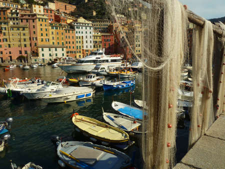 nets drying in the sunのeditorial素材