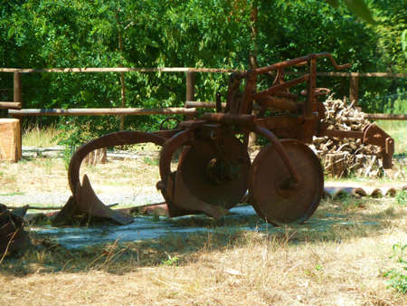 Old Plowの写真素材