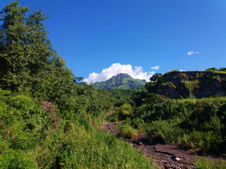 Mountain Pelee in Martinique