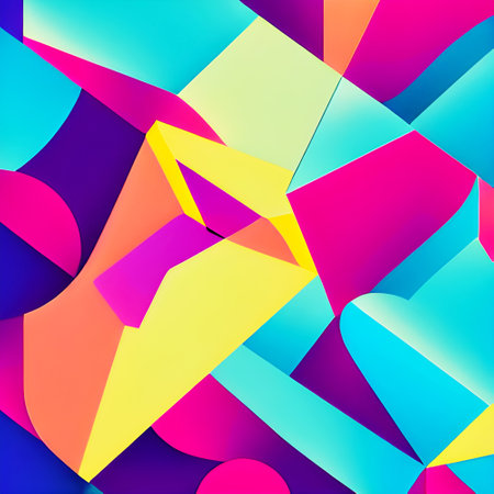Blue Blob Violet Cloud Geometric Abstract Backgroundの写真素材