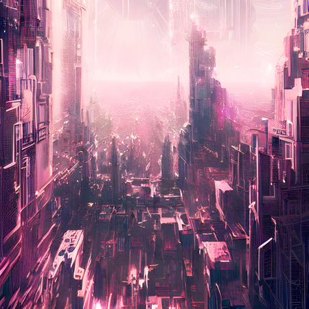 Interstellar Star Burst - Serene Landscape Artの写真素材