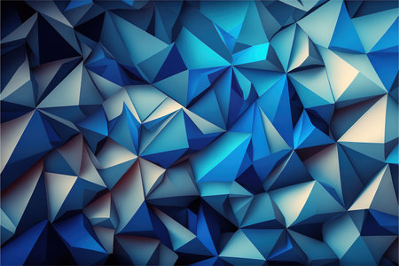 Triangular low poly, mosaic pattern background, Vector polygonal designのイラスト素材