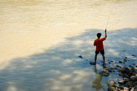 fishingの写真素材